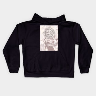 Marble Compass Kids Hoodie